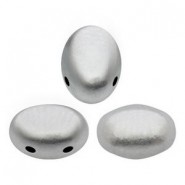 Les perles par Puca® Samos Perlen Silver alluminium mat 00030/01700